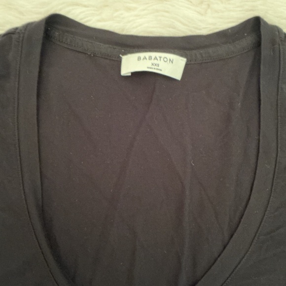 Babaton Black V-Neck Tunic Top - Picture 2 of 7